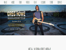 Tablet Screenshot of greghowe.com